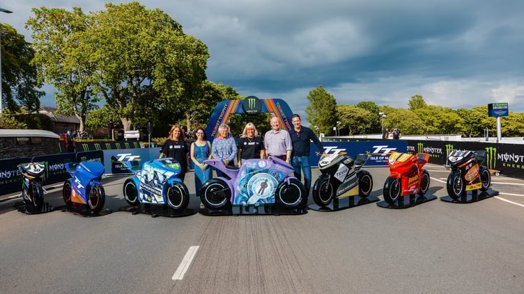 Photo (left to right): Sheila Dean (Mannin Cancers), Sarah Maltby MHK, Lady Lorimer (Patron of Mannin Cancers), Julie Stokes (Chair of Mannin Cancers), Lieutenant Governor Sir John Lorimer (Patron of Mannin Cancers) and Ciaran Doherty (Managing director from lead partner Tevir Group)