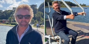 Noel Edmonds heaps praise on island as he visits beauty spots 