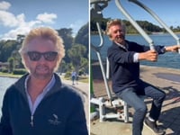 Noel Edmonds heaps praise on island as he visits beauty spots 
