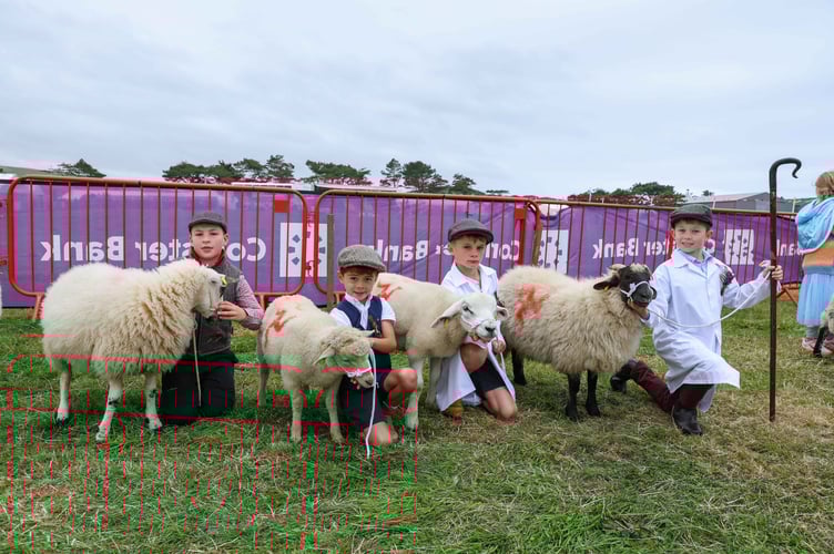 Young Manxies enjoying the Royal Manx Agricultural Show 