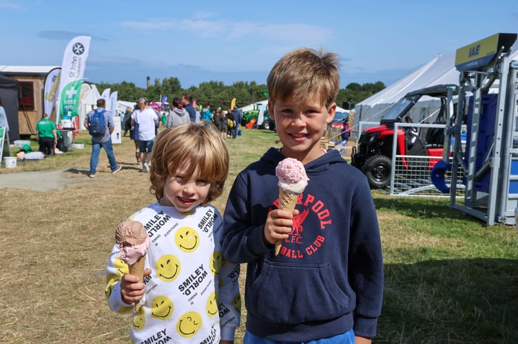 It was warm, and therefore ice cream was essential