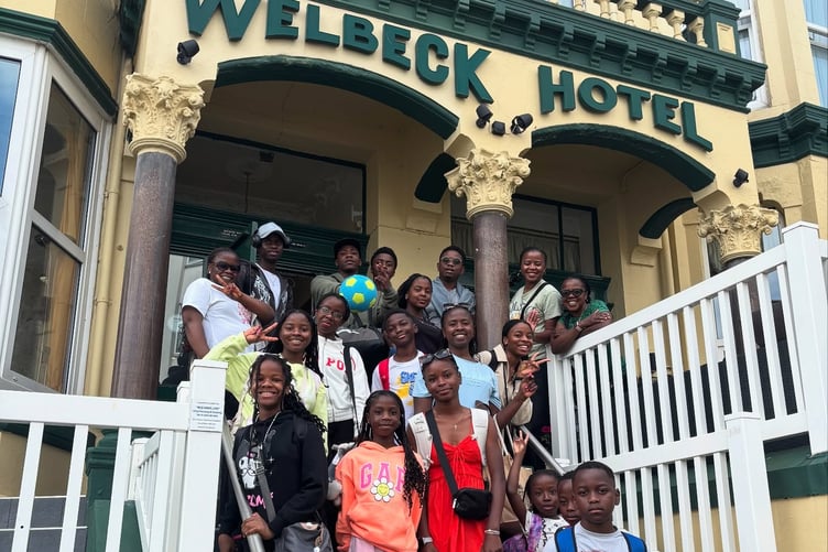 The ‘Umu-Love' family from Nigeria stayed at the Welbeck Hotel in Douglas