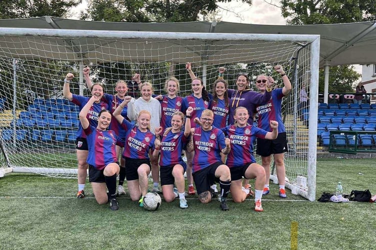 Magic Carpets lifted the Isle of Man Football Association Women’s Business 8-a-side title on Thursday evening