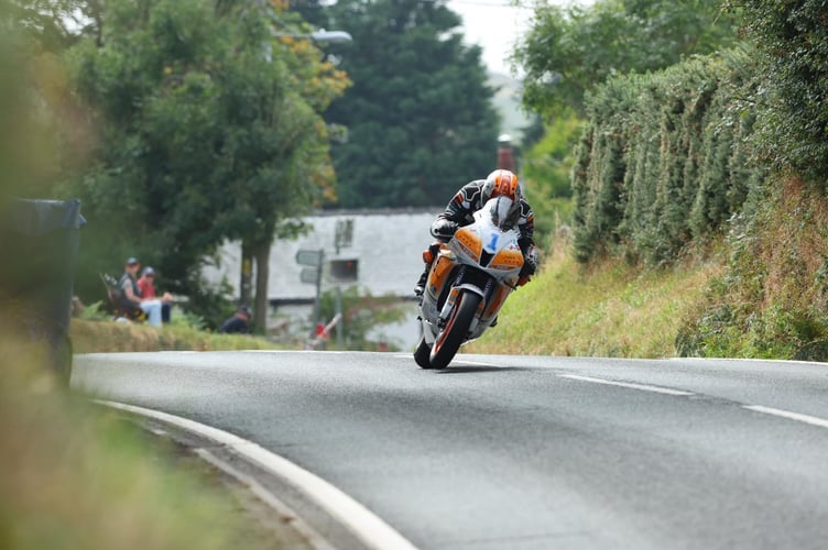 Jamie Williams during Manx Grand Prix qualifying 2025