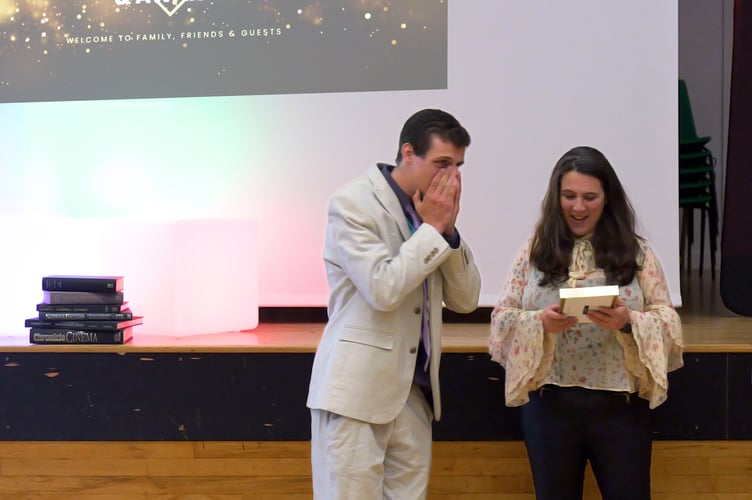 Some students were over the moon to receive an award