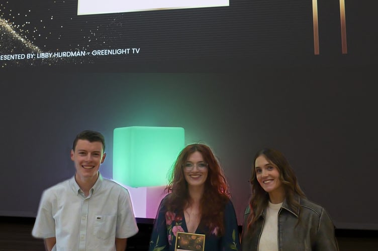 Industry professionals from Greenlight TV were on hand to offer advice and present an award