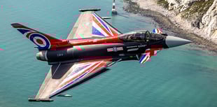 Time, location and parking as RAF Typhoon to perform over Douglas Bay