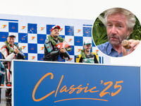 Noel Edmonds 'nearly floored' by TT legend's champagne cork