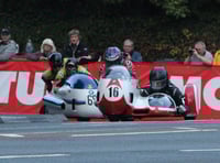 Vintage sidecars steal the show in Mountain Course parade