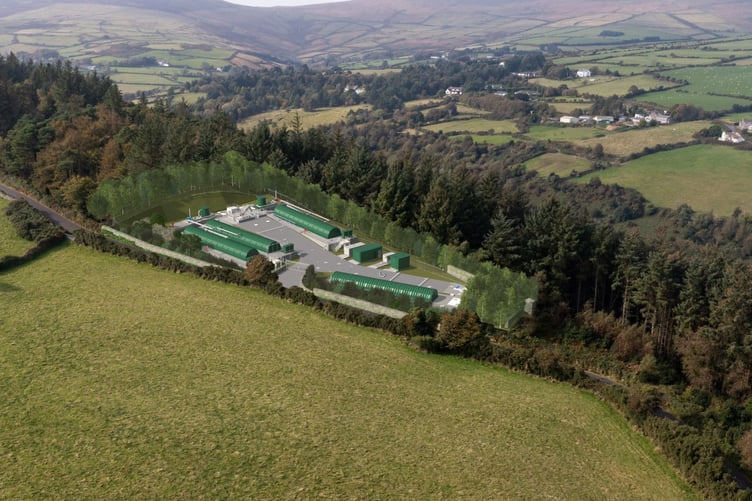 How the proposed new sewage treatment works at Axnfell would look