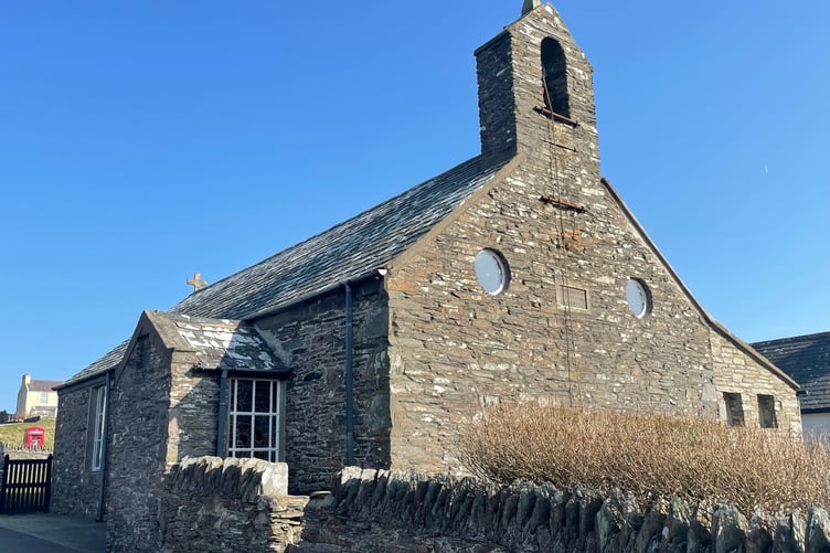 St Peter’s Church at Cregneash