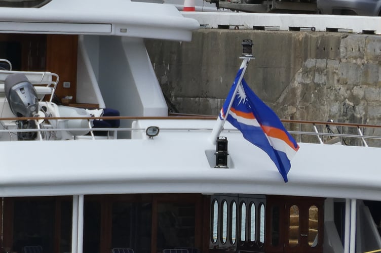 My Lady sails under the flag of the Marshall Islands