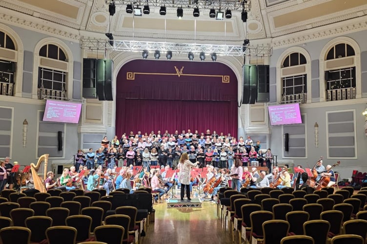 This year's Choral Society full concert performance at the Villa Marina