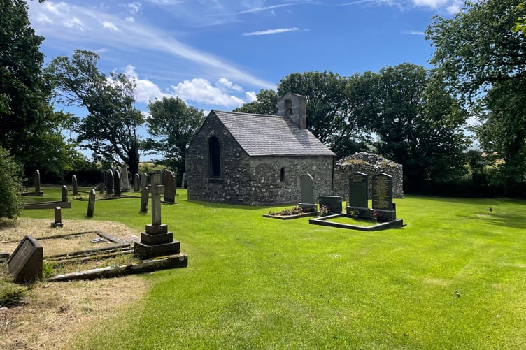 St Adamnan's or Old Lonan Church near Baldrine