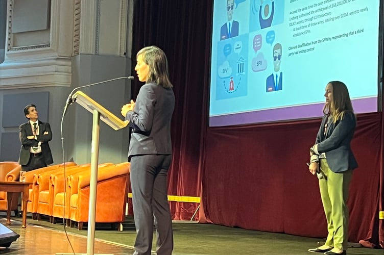 FBI agents address financial crime conference