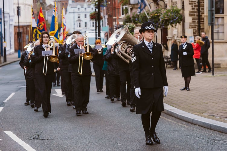 Douglas Town Band lead a previous Civic Sunday parade