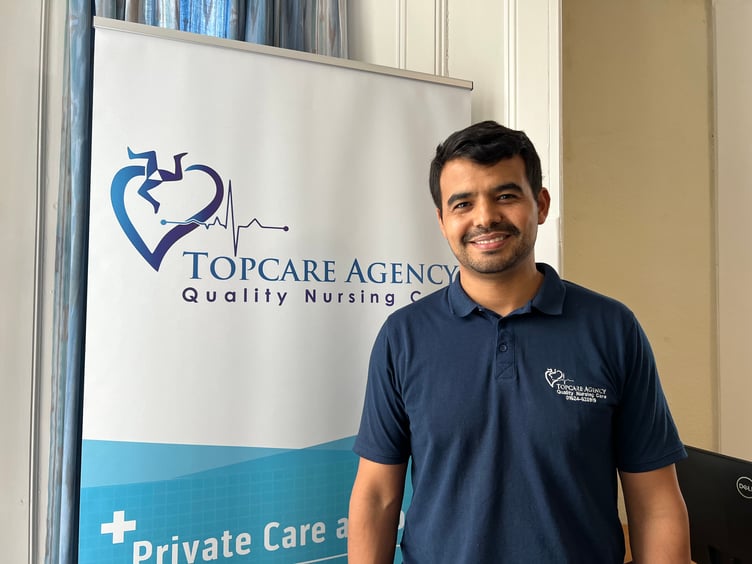 Sal Heddi, Manager of TopCare Nursing Agency