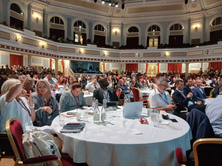 The audience at the Countering Financial Crime conference at the Villa Marina Royal Hall