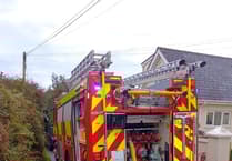 Fire service deals with electrical fire