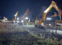 Overnight works continue as airport tackle difficult ground conditions