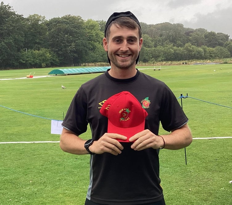 Joe Burrows picked up his 25th cap for the Isle of Man on Saturday (Photo: Isle of Man Cricket)
