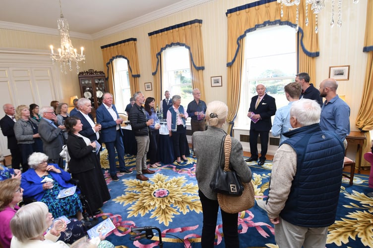 A special reception inside Government House to mark the 75th anniversary of MADF, hosted by the Lieutenant Governor Sir John Lorimer