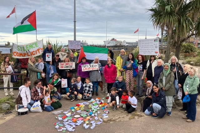A recent vigil organised by the island's Amnesty International branch in Douglas
