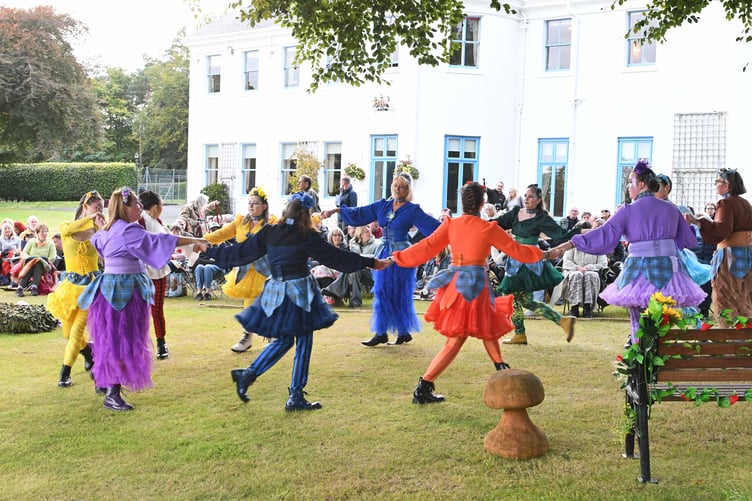 A spot of dancing formed part of the show