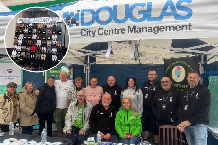 Many charities and organisations were in town on Wednesday and will be again on Saturday to raise awareness and show that support is available