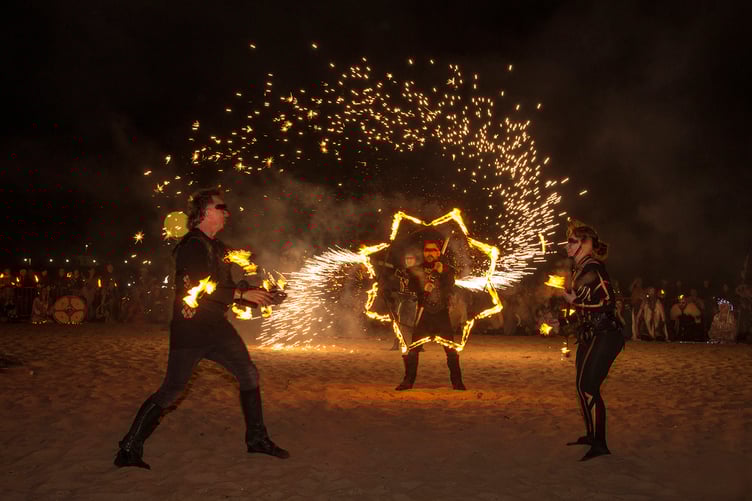 Oie Voaldyn Fire Festival (Photo: Sue Jones)
