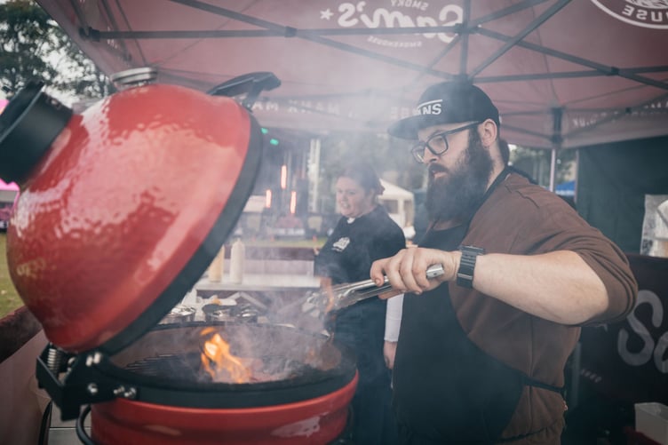 Smoky Sam's BBQ bringing the fire to the festival