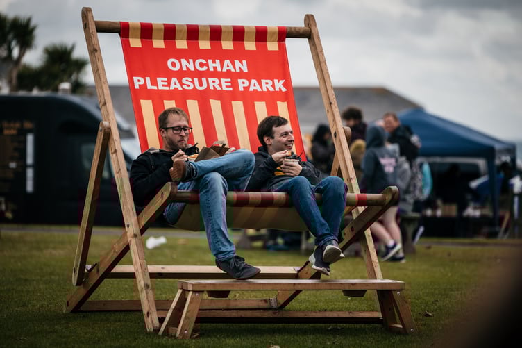 The event was held in Onchan Pleasure Park for the first time this year