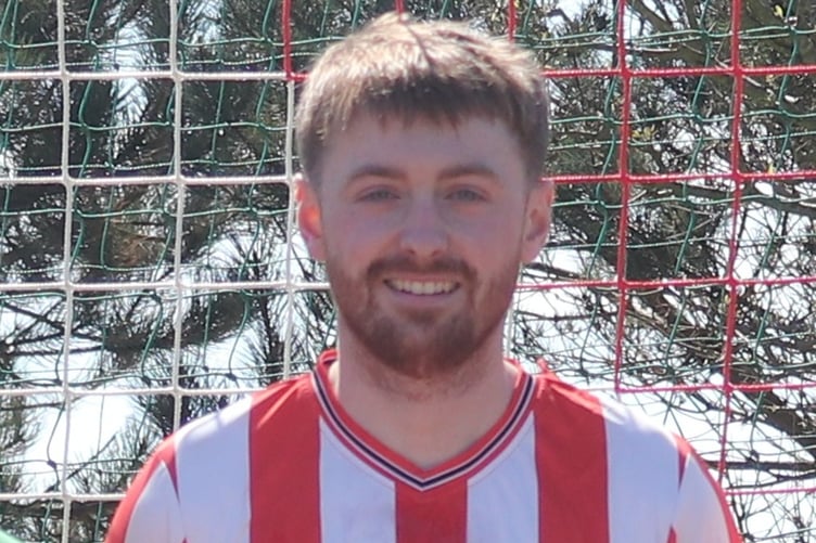 Kian Broadhead was captain of Peel AFC's Combination team