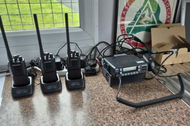 Part of the upgraded communications system