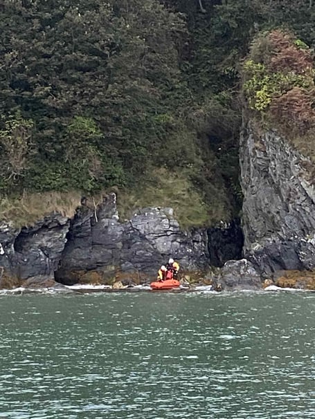 Lifeboat crews rescued from the coast near Ramsey