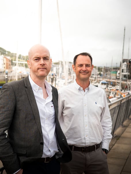 Paul Cawley and Phil Morris (right)