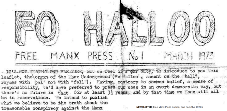The first edition of Fo Halloo's newsletter in March 1973