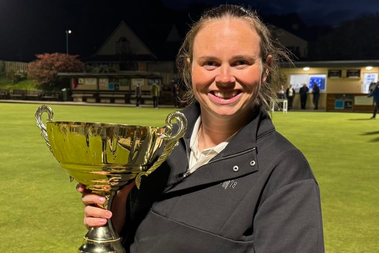 Felton’s Women's Manx Masters winner Hannah Drewett (Photo: Glynn Hargraves)
