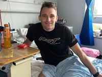Harrison remains in hospital two weeks after British Superstock crash