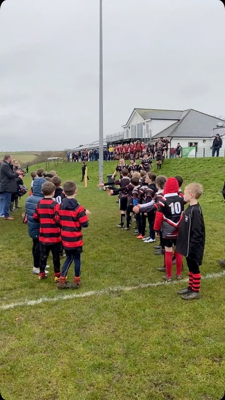 Junior rugby festivals take place in the island once a month
