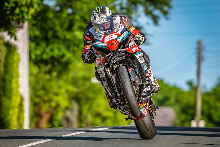 Sean Corlett's photo of Michael Dunlop during the TT at Ballagarey was one of those entered in the Society's annual competition