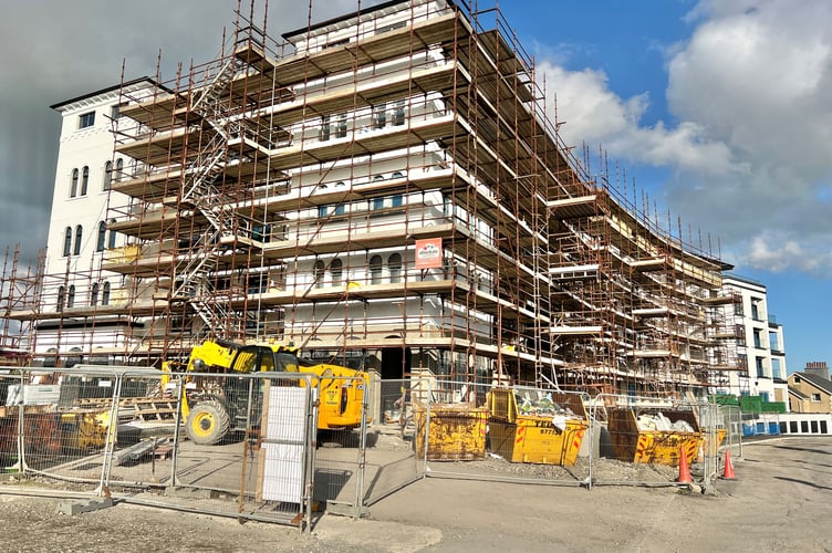 The Bay Queen development is nearing completion