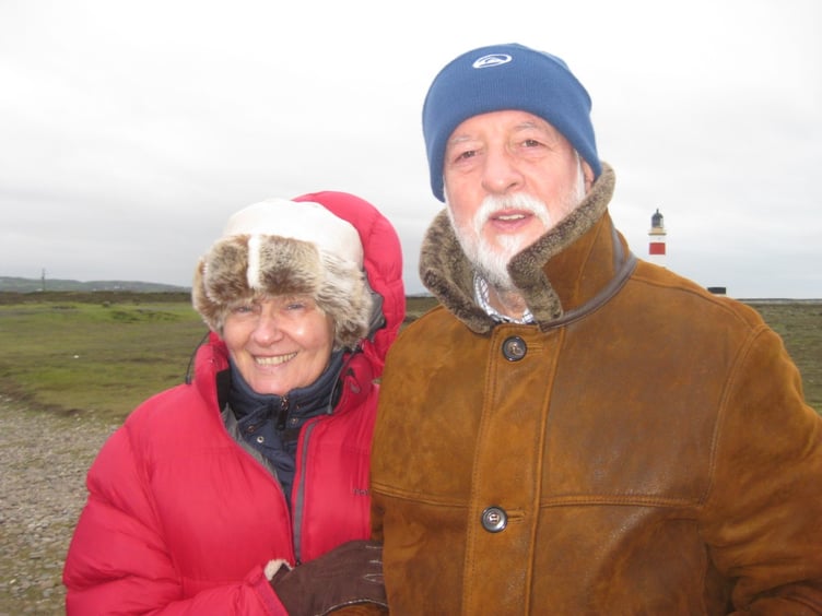 Barrie Johnson and his wife Muriel