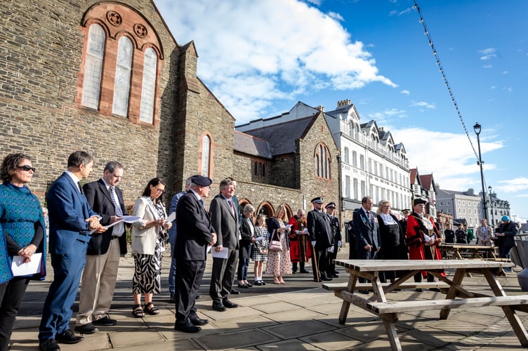 Many were in attendance for the short ‘Blessing of the Sea’