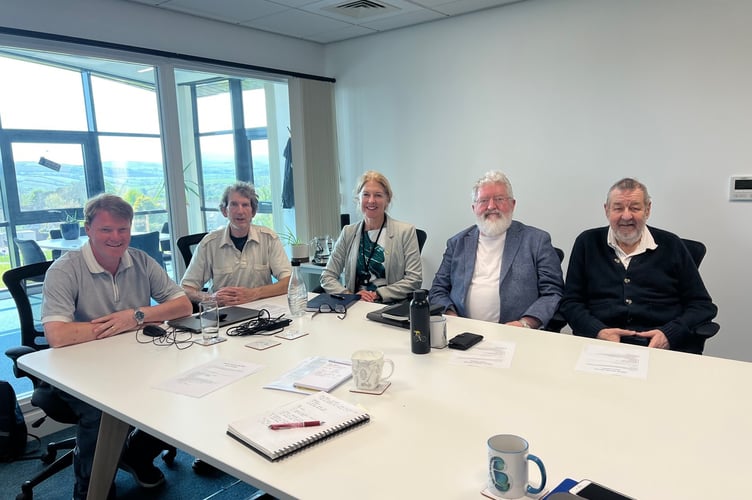 Board members of Braddan Parish Commissioners
