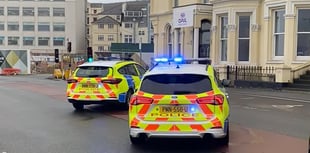 VIDEO: Part of Douglas prom after 'wobbly crane' forced closure