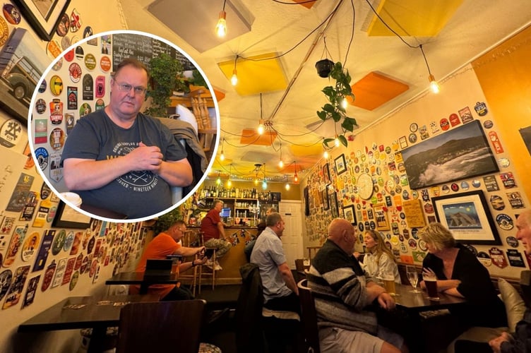 Charles Miller of the Miller's T'Ale says over the last 18 months, numbers of customers in pubs across the island 'have just fallen and fallen'