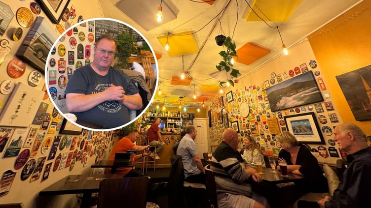 Charles Miller of the Miller's T'Ale says over the last 18 months, numbers of customers in pubs across the island 'have just fallen and fallen'