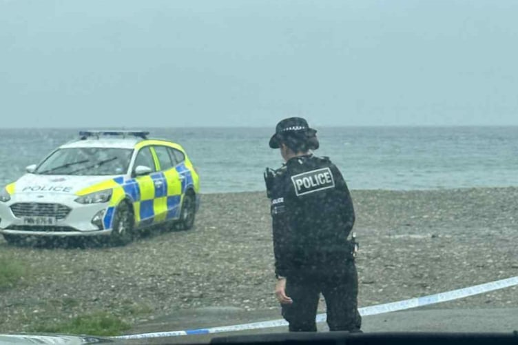 Cornaa beach remains cordoned off today as police inquiries continue into a serious assault