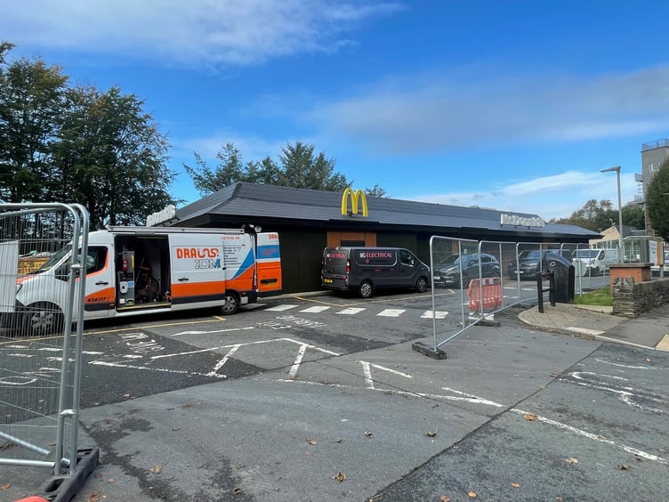 McDonald's on Peel Road, Douglas is closed for a revamp